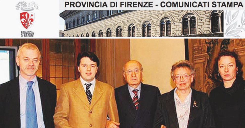 Il 10 febbraio 2006, il 31enne Renzi, presidente della Provincia di Firenze, ricevette Ciriaco De Mita