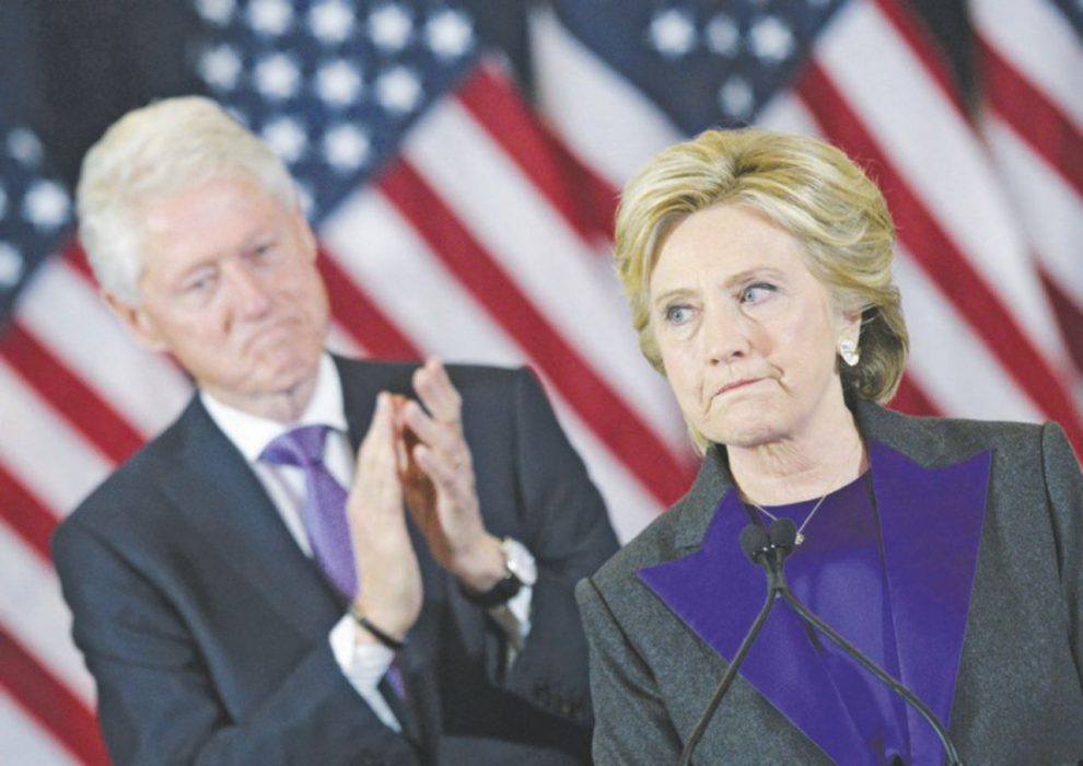 La moglie di - Hillary Clinton pronuncia il discorso della sconfitta - Ansa