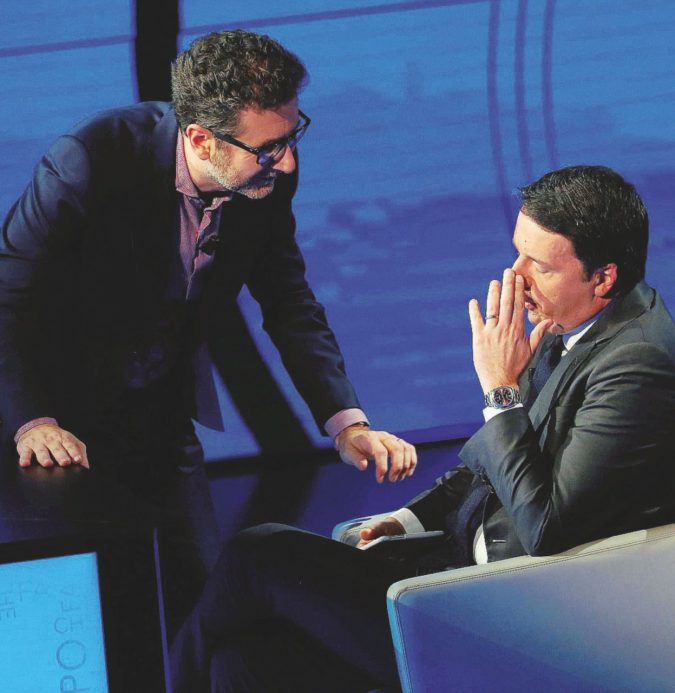 In onda - Matteo Renzi è stato ospite di “Che tempo che fa” domenica 13 novembre - Ansa