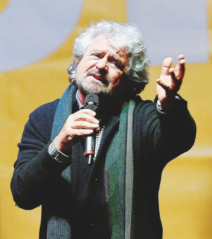 Beppe Grillo, fondatore e garante del Movimento 5 Stelle - Ansa
