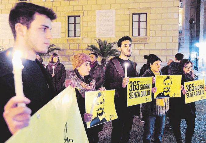 Manifestazione in ricordo di Giulio Regeni a Palermo