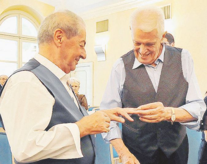 Le nozze - Il matrimonio tra Gianni e Franco nell’agosto del 2016 - Ansa