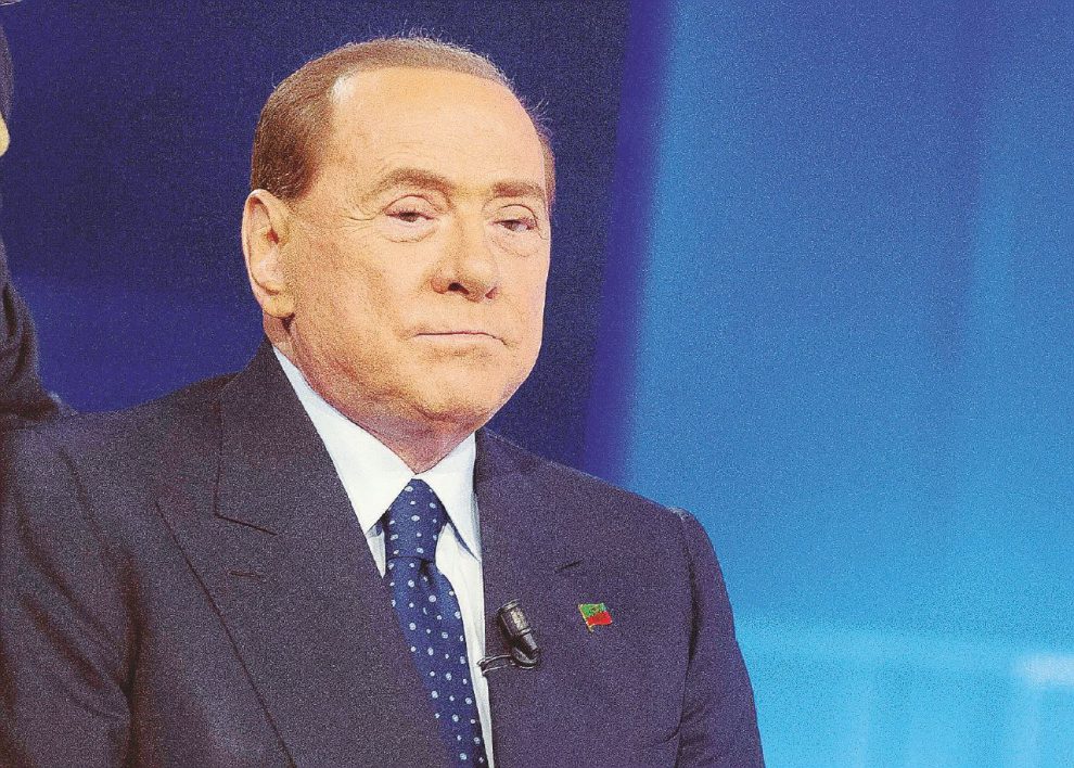 Silvio Berlusconi ospite di "L'aria che tira"