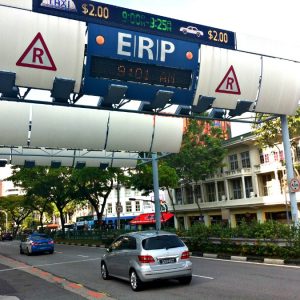 Congestion pricing Singapore