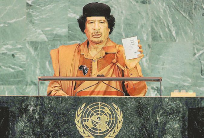 C’era una volta - Il colonnello Gheddafi all’Onu - Ansa