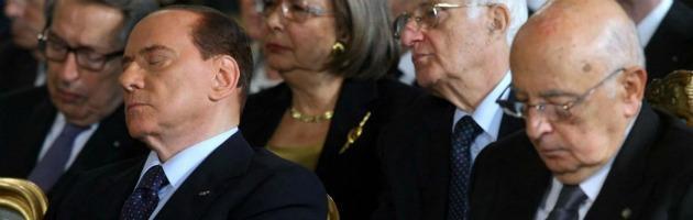 Copertina di Alfano e Berlusconi: “Presidenzialismo”. Il Cavaliere: “Io al Colle? Se vuole il Pdl”