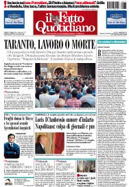 Taranto, lavoro o morte