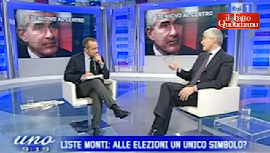 Copertina di Casini: “La competizione è fra Bersani e Monti”