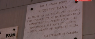 Copertina di Catania ricorda Pippo Fava. La figlia: “La città è la stessa di allora”