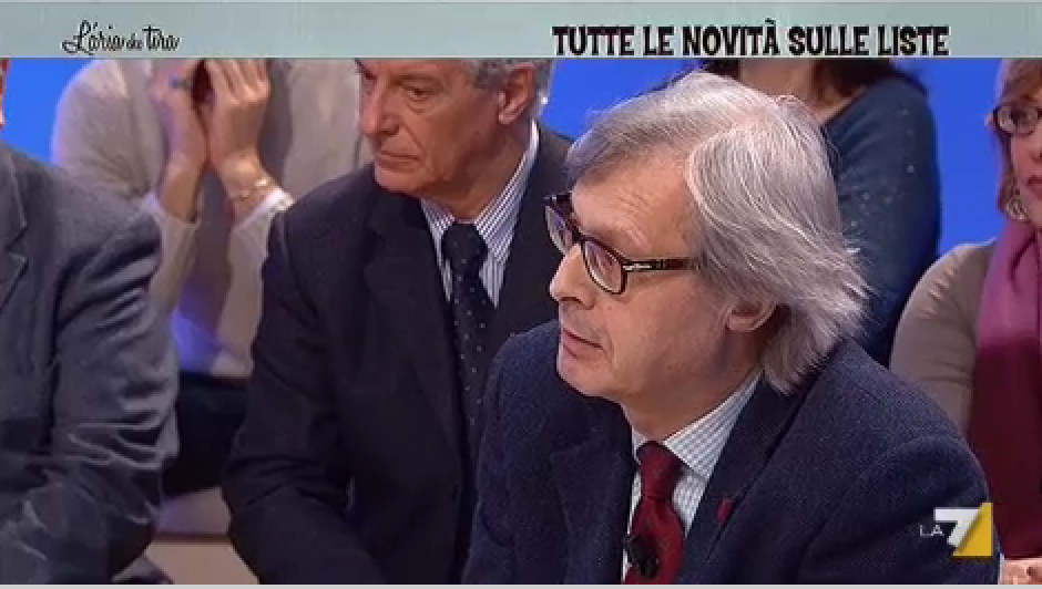 Copertina di Sgarbi: “Forse sarò candidato col Pdl, ma voterò Vendola”