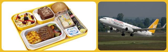 Mangiare sull’aereo: il cibo più gustoso è quello di Pegasus Airlines