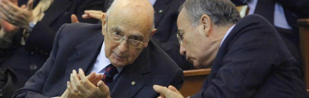 Giorgio Napolitano e Franco Gallo