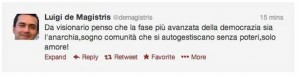 Twitter - De Magistris