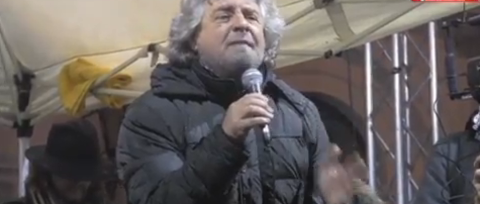 La piazza di Grillo risponde a Renzi: “E’ un voto di testa, non di pancia”