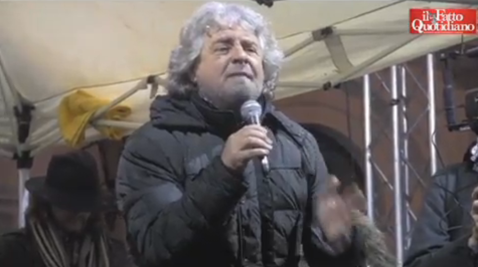 Copertina di La piazza di Grillo risponde a Renzi: “E’ un voto di testa, non di pancia”