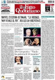 Monti, l’ultimo autogol: “La Merkel non vuole il Pd”. Ma lei lo smentisce