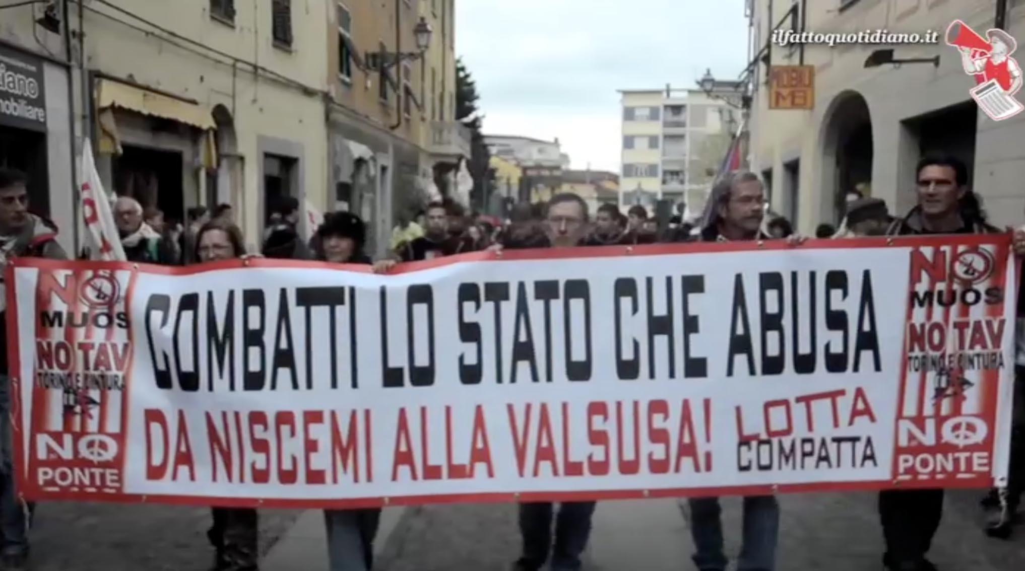 Copertina di Novi Ligure, manifestazione contro il terzo valico