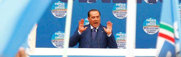 Pdl a Brescia, Berlusconi: “I pm vogliono eliminarmi, io non mi spavento”