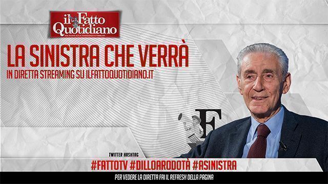 Copertina di La sinistra che verrà. Alle 15.00 diretta streaming con Rodotà e Padellaro