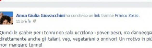 La leghista su Fb: “Immigrati aggrappati a gabbie tonni? Un danno per gli italiani”