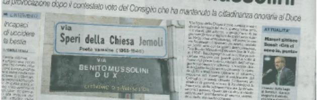 Varese, provocazione dopo la cittadinanza a Mussolini: via intitolata al Duce