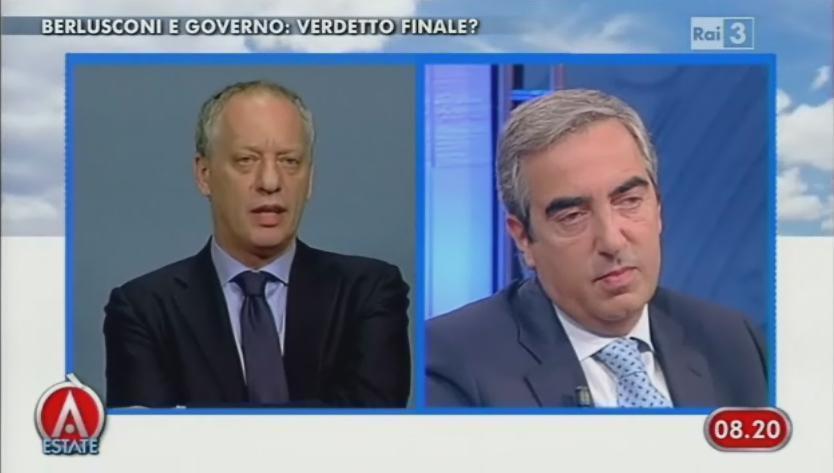 Copertina di Pdl, Gasparri vs Gomez: “La Cassazione sembra un fast food per Berlusconi”