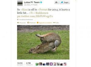 Lotus - Raikkonen su Twitter