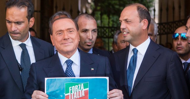 Silvio Berlusconi e Angelino Alfano