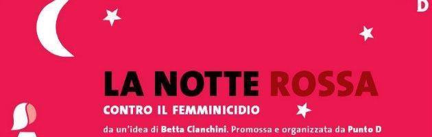 Copertina di ‘Notte rossa’ contro il femminicidio. Arte e teatro: eventi in tutta Italia