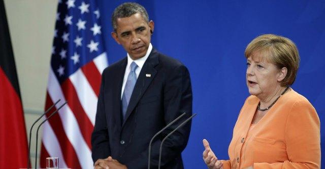 Barack Obama e Angela Merkel