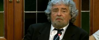 Copertina di Servizio Pubblico, Beppe Grillo: “Il signor Napolitano: furbo e scaltro”