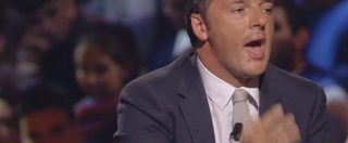 Copertina di Servizio Pubblico, Renzi a Travaglio: “Chi vota per me vota per le mie idee, non per la compagnia di giro”