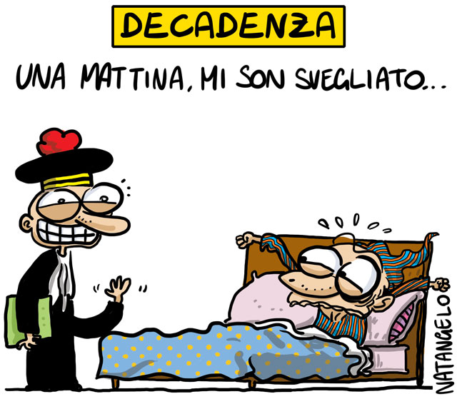 La vignetta del giorno: Oh Silvio Ciao