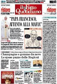 “Papa Francesco, attento alla mafia”