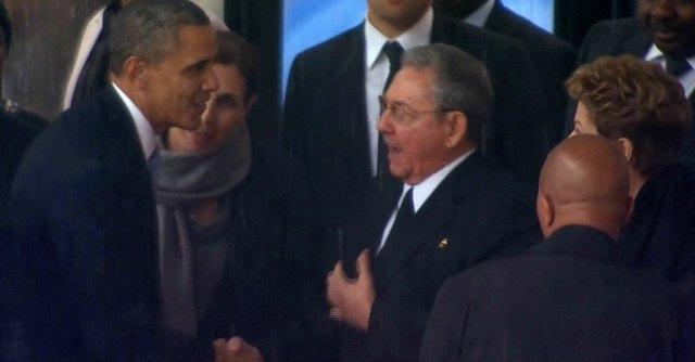 Commemorazione Mandela: tra Obama e Castro la mano della Storia, complice Madiba