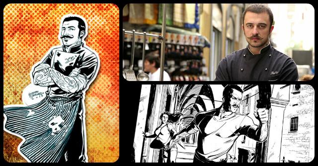 Chef Rubio si trasforma in un eroe “all’amatriciana”: dalla tv ai fumetti