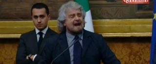 Copertina di Consultazioni, il monologo di Grillo: “Non voglio colloquiare, ma eliminare il sistema”