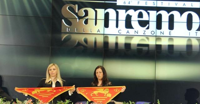 Sanremo 2014 - mogli marò