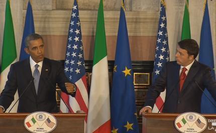 Servizio Pubblico, Obama a Roma e l’incontro con Renzi