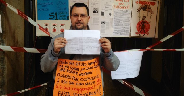 Università Bologna, protesta dipendenti Coopservice: “Noi pagati 3 euro all’ora”