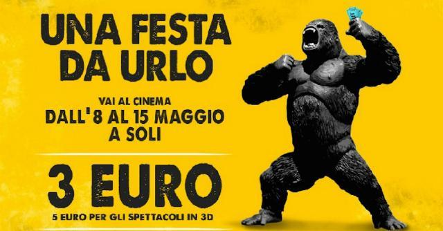 Festa del Cinema, contro la crisi biglietti da 3 euro ai 5 euro dall’8 al 15 maggio