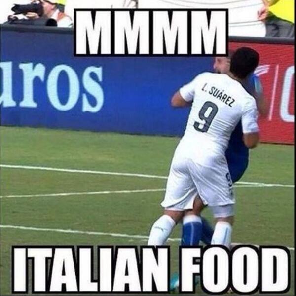 A Suarez piace il cibo italiano
