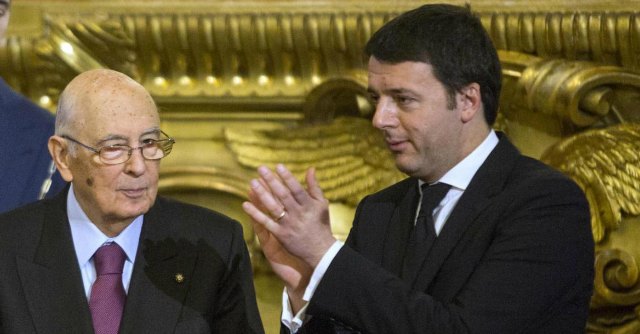 Renzi e Napolitano