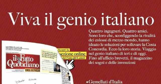 Copertina di Fatto del lunedì – Viva il genio italiano: la storia di chi ha recuperato la Concordia