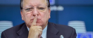 Copertina di Ue, ex numero uno della Commissione Barroso va a Goldman Sachs. Funzionari Ue: “Problema etico, rinunci a pensione”