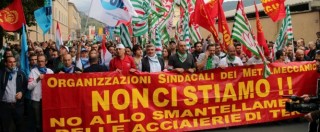 Roma, corteo operai acciaierie Terni: cariche polizia, 3 lavoratori all’ospedale