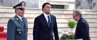 Copertina di Evasione, Renzi alla Gdf: “E’ finito il tempo dei furbi, serve onore e disciplina”