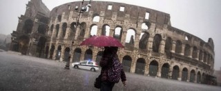 Allerta meteo: a Roma traffico in tilt. “Codice rosso fino a mezzanotte”
