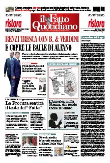 Renzi tresca con B. & Verdini. E copre le balle di Alfano Renzi tresca con B. & Verdini. E copre le balle di Alfano