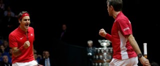 Copertina di Coppa Davis 2014, la prima volta della Svizzera: e Federer entra nella storia